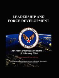 【预售】Air Force Doctrinal Document 1-1: Leadership and