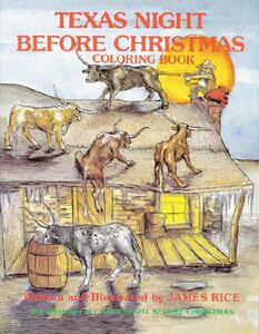 【预售】Texas Night Before Christmas Coloring Book