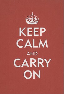 【预售】Keep Calm and Carry on Journal [With Elastic Band