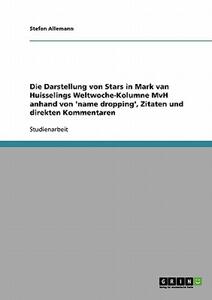 【预售】Die Darstellung Von Stars in Mark Van Huisselings