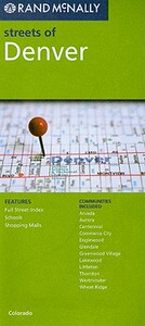 【预售】Rand McNally Streets of Denver: Colorado