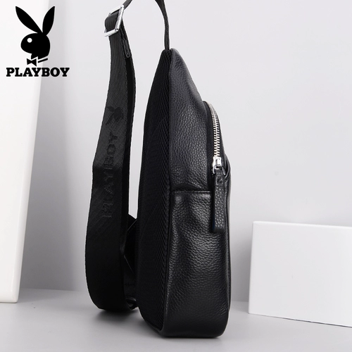 Playboy, нагрудная сумка, сумка через плечо для отдыха, 2020, из натуральной кожи