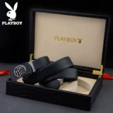 Playboy, ремень, кожаные штаны, подарочная коробка, из натуральной кожи, воловья кожа