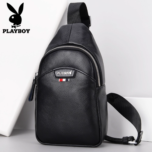 Playboy, нагрудная сумка, сумка через плечо для отдыха, 2020, из натуральной кожи