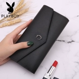 Playboy, бумажник, сумка через плечо, длинный кошелек, кожаный картхолдер, подарочная коробка, из натуральной кожи, 2020