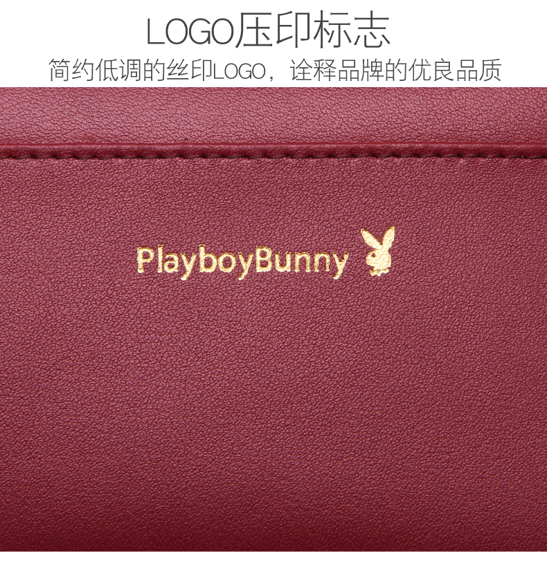 Ví Playboy nữ ví da nhỏ nhiều ngăn đựng thẻ 2019 ví mới ba ví ngắn nữ - Ví tiền ví kẹp tiền