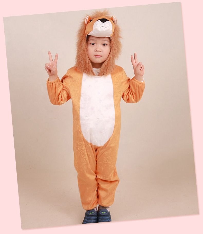 Trang phục động vật trẻ em Trang phục động vật trẻ em jumpsuit 12 Cung hoàng đạo biểu diễn trang phục Giáng sinh bộ noel cho bé
