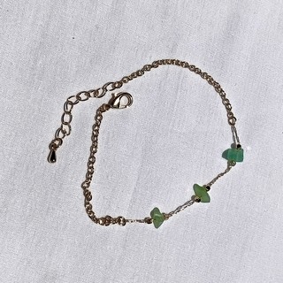 青岛外贸流行饰品欧美原单正品个性小众设计感百搭猫眼石精品脚链