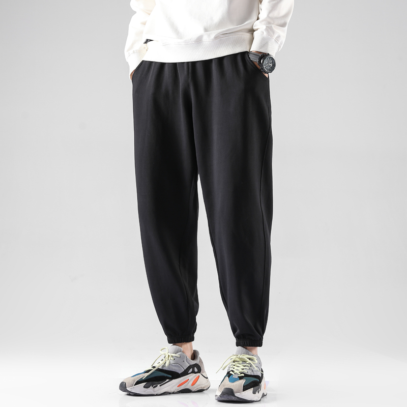 Men's Pants Spring and Summer Thin Jogger Loose Fit Eight-Ninth Length Sports Sweatpants Plus Size Men's Drapey Long Pants Men's Pants Spring and Summer Thin Jogger Loose Fit Eight-Ninth Length Sports Sweatpants Plus Size Men's Drapey Long Pants