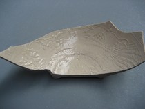 Southern Song Ancient Porcelain Piece Specimen Song Guizhou Kiln White Glaze Die Print Bowl