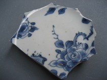 Qingkangxi Qingflower Mountain Stone Flowers Emblem Bowl for the Blossom Spring