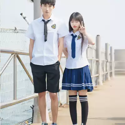 Japan and South Korea men lovers College wind uniforms class uniform costumes men hai jun qun shirt suit uniforms buy