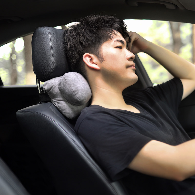 Ask the boy new car twin car pillow neck pillow car with pillow seat cervical spine pillow patent design