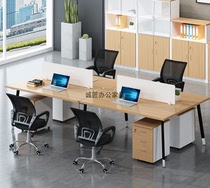 Hangzhou office furniture desk staff desk station staff table 4 people office screen work station