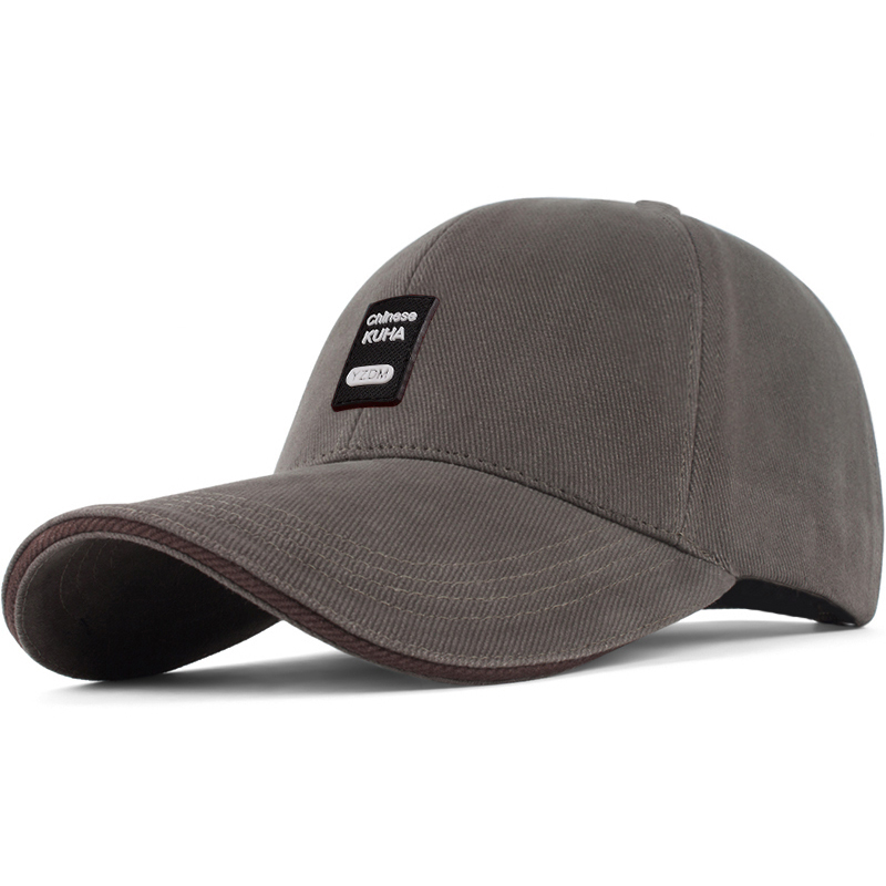 Hat men's spring and autumn baseball cap casual hardtop sun hat outdoor sunscreen sunhat melon leather hat man duck tongue cap-Taobao