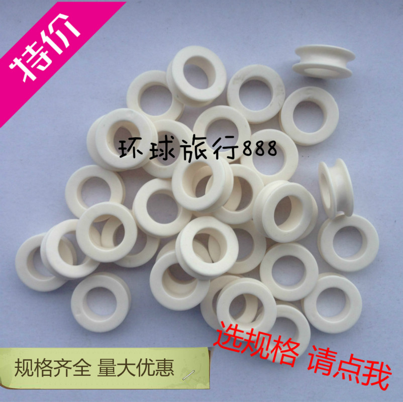 Alumina ceramic white wire wheel wear-resistant porcelain wheel wire wheel outer diameter 21 thickness 7 inner hole 12mm