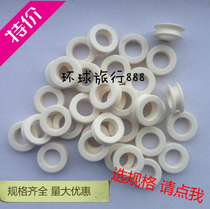 Aluminium oxide ceramic white wire passing wheel abrasion resistant porcelain wheel lead wheel outer diameter 21 thickness 7 inner hole 12mm