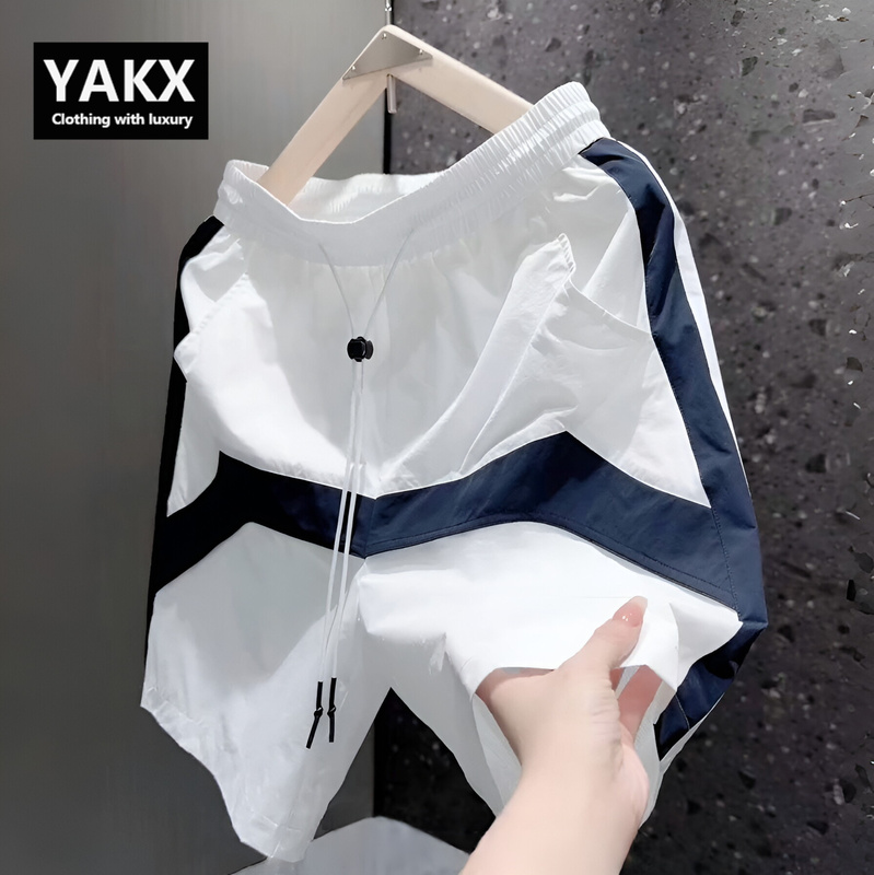 High-End American-Style Casual Shorts for Men, Summer 2026 New Trendy Brand Loose Quick-Dry Sports Shorts for Men