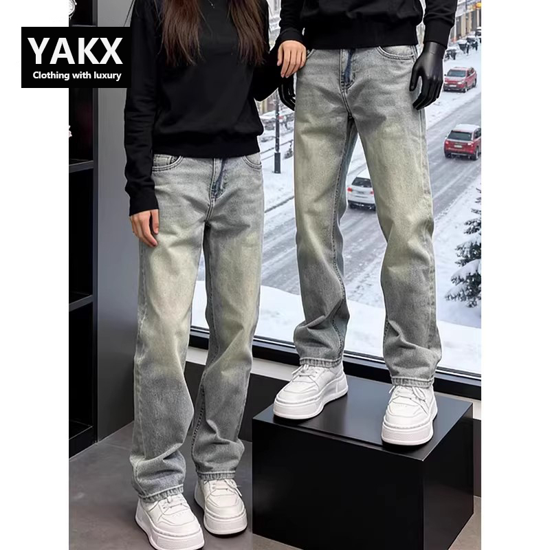 High-End American-Style Light Blue Washed Jeans for Men, 2026 New Summer Thin Straight-Leg Pants for Men