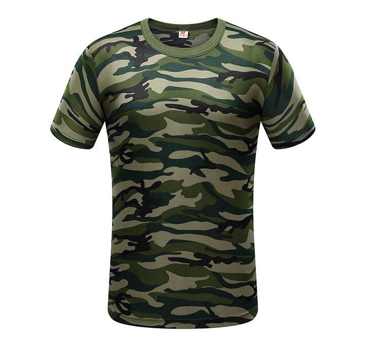 Camouflage Military Training Uniform Short-Sleeved T-Shirt Student Quick-Drying Summer Camouflage Half-Sleeved T-Shirt for Men and Women Outdoor Team Development Training Camouflage Military Training Uniform Short-Sleeved T-Shirt Student Quick-Drying Summer Camouflage Half-Sleeved T-Shirt for Men and Women Outdoor Team Development Training