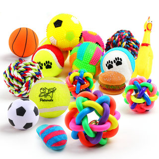 Dog Toys, Durable Chew-Resistant Pet Toys for Golden Retrievers, Teddy Puppies, and Small Dogs, Squeaky Chicken Sound Dog Toy Ball Supplies