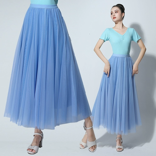 Модная классическая летняя длинная юбка, городской стиль, средней длины