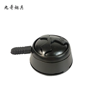 Черный одиночный угольный горшок