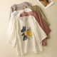 ເສື້ອຍືດແຂນສັ້ນກາຕູນ Retro ພິມ linen ສໍາລັບແມ່ຍິງໃນຊ່ວງລຶະເບິ່ງຮ້ອນແບບບາງໆວ່າງເສື້ອຍືດຂະຫນາດຂະຫນາດໃຫຍ່ trendy ຫຼຸດອາຍຸສູງສຸດ