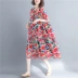 Người béo nữ plus size 200 kg váy tiên nữ váy dài voan mùa hè gầy và béo chị Tây gầy và giảm tuổi - Váy dài