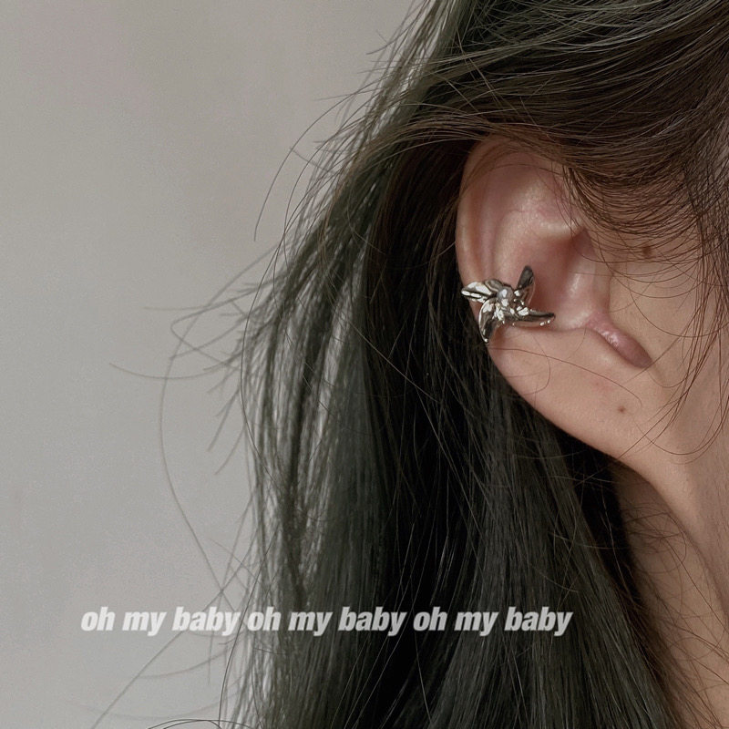 No earholes can also wear a dart ear clip Korean Jane about 100 ride-hailing sweet and cool student men and women 