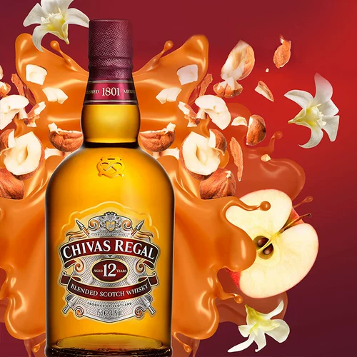 Chronchy 12 лет 500 мл шесть построенных в шотландском виски Chivas Coca -cola Hi Bolly Import Pertainty