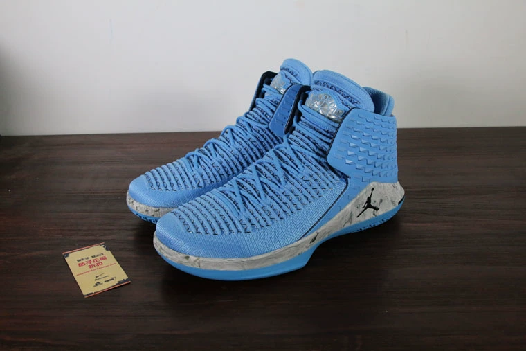 Air Jordan 32 AJ32 Joe 32 Giày bóng rổ màu xanh Bắc Carolina AH3348-406