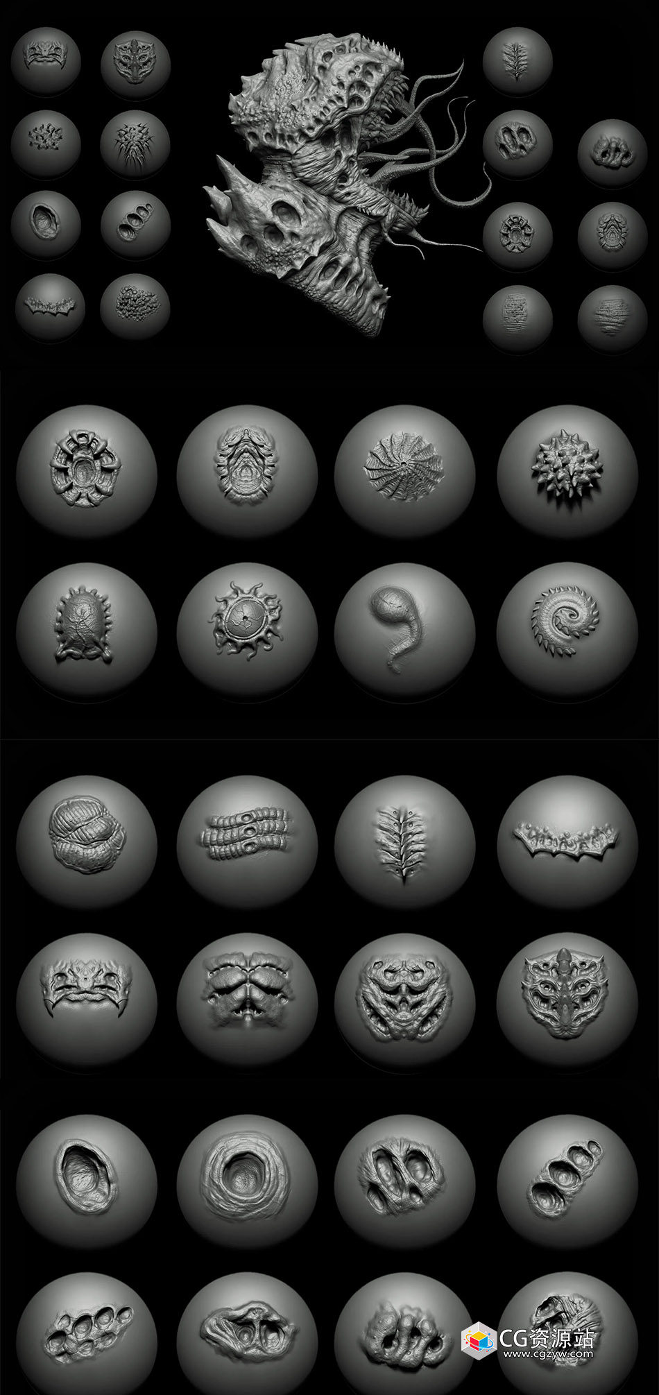 40 alien brushes