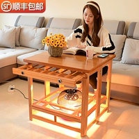 Запеченное пожарное столик мебель квадратный складной обжарительный стойка Простой зимний бамбуковый ящик многопрофессионал.