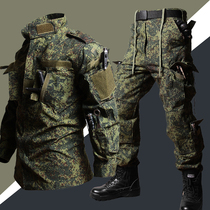 户外战术迷彩服套装男俄军作战服冲锋衣小绿人俄罗斯夏季外军新款