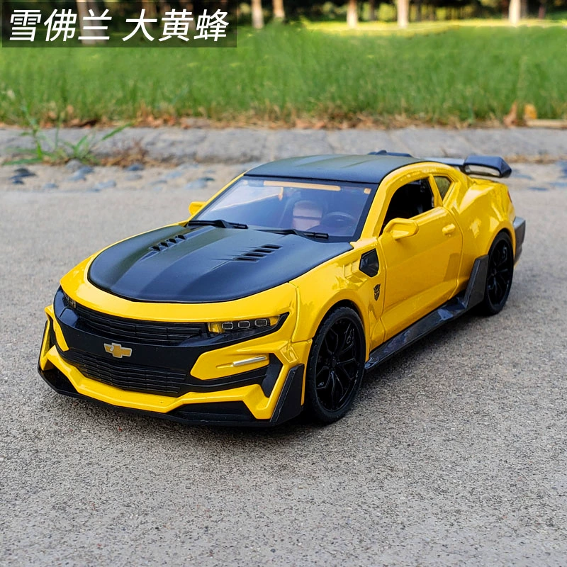 1:24 Mô hình ô tô hợp kim Chevrolet Hornet mô phỏng mô hình ô tô bằng kim loại trang trí âm thanh và ánh sáng kéo lại mô hình ô tô đồ chơi - Trang trí nội thất