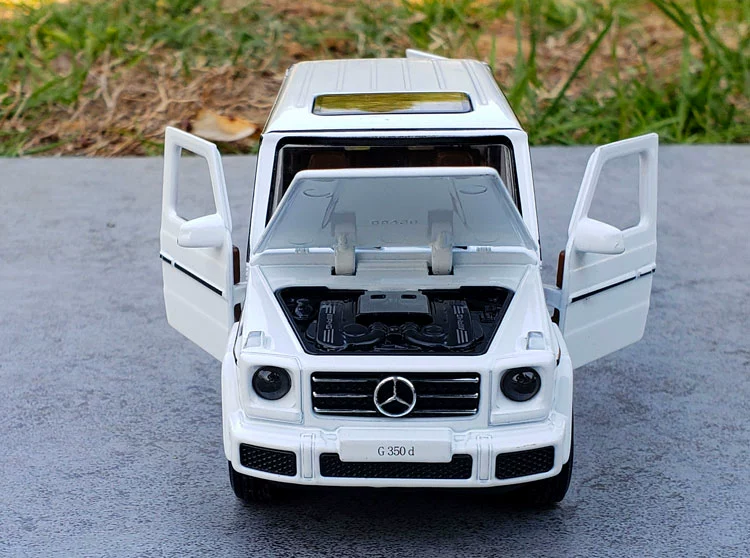 Caipo 1:32 Mercedes-Benz g350D off-road SUV hợp kim mô hình xe mô phỏng ban đầu kim loại mô hình xe đồ chơi trang trí - Chế độ tĩnh
