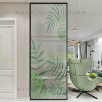 Long Iridescent Glass Clip Juan Glass Nordic Small Freshening Tropical Plant Clip Silk Glass Custom Screen Partition Living Room
