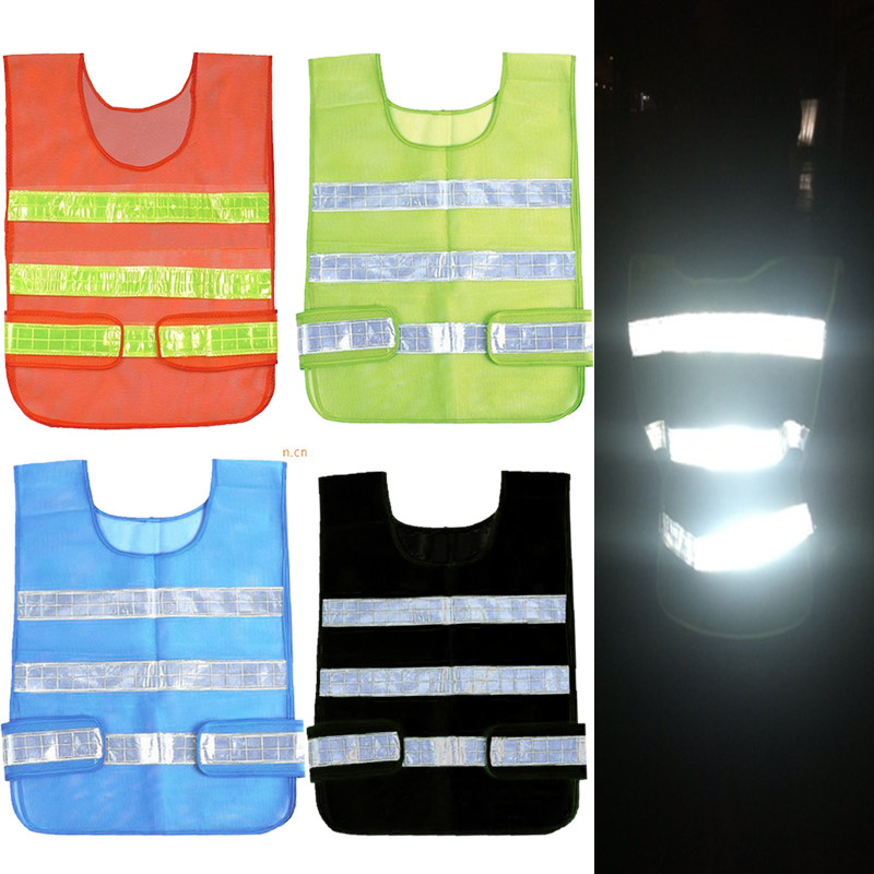 Reflective vest horse-coated reflective clothes sanitation construction traffic network eyenet red and yellow riding suit
