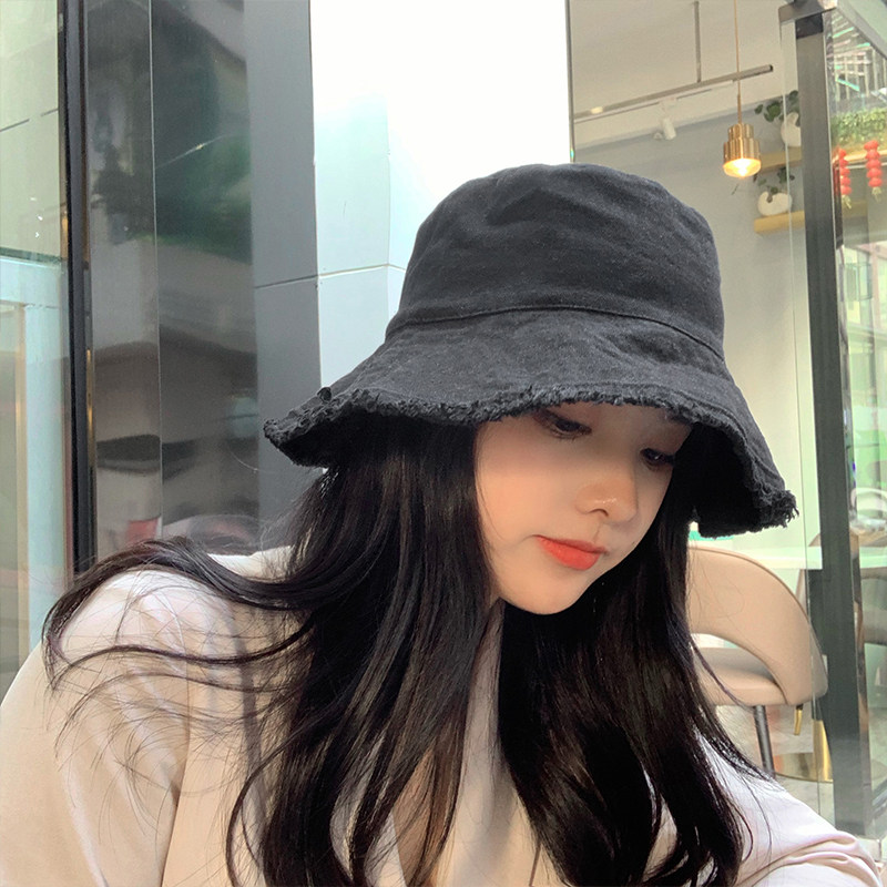 Aijia micro-wool edge ins fisherman hat mesh red-style sunscreen sunscreen sunscreen sunscreen 100 hitch cap