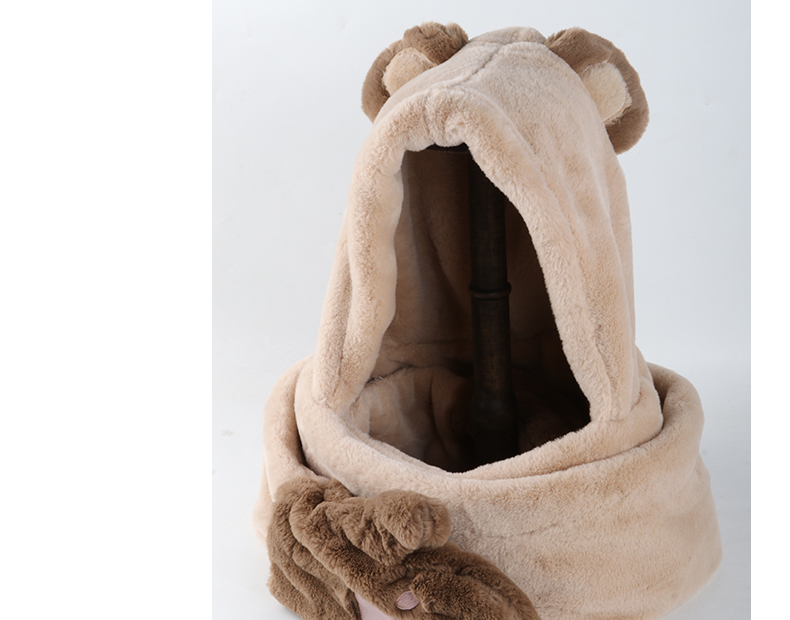 Women's Cute Bear Wool Cap display picture 4