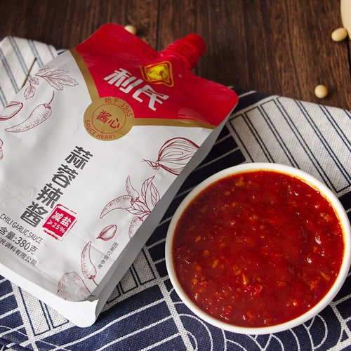 Тяньцзин лимин соль соль и чесночный соус 380 г низкого рогового чили соус из чили на северо -восток лапши с лапшой и рисовым соусом приправа