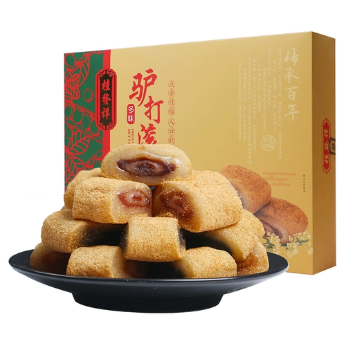 Специальные продукты Tianjin Guizi Guifa Xiang восемнадцать уличных ослов, выбирающие клейкий рисовый пирог ручной работы 960 г/коробки мультифлавры