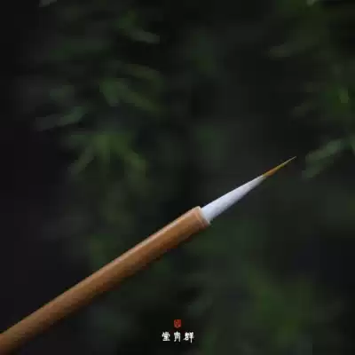 Qunqingtang printing clay Chinese painting hook line pen Gongbi characters flowers and birds leaves tendons clothing pattern Watercolor fine hook edge brush