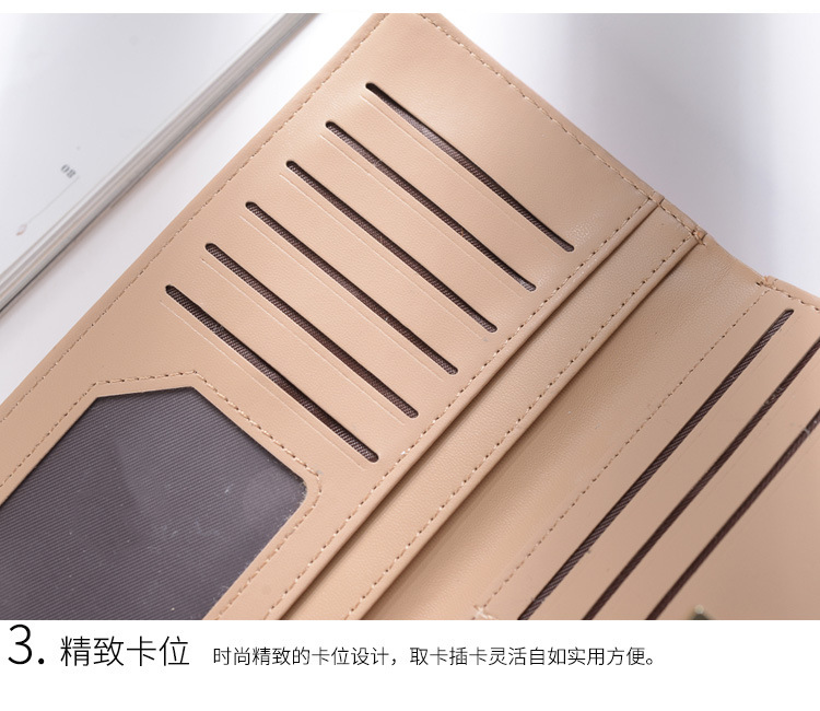 2018 thời trang new ladies 20% dài wallet hollow leaf purse cô gái wallet bag dài ly hợp túi ví mini