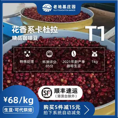 Floral Kadula boutique coffee beans raw beans Kenya washing treatment method 1kg old foundation Manor