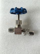Stainless steel 316 clamping needle valve small valve needle valve JJY1-64R Phi 6 PhiPhi 8 1 1 2 0 Phi 1 2 resistant to high pressure