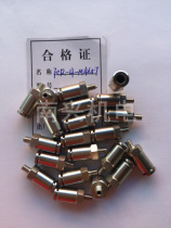Copper nickel-plated metal quick-connect quick-plug connector 4-M4*0 7 4-M6*0 75 trachea quick-plug direct head