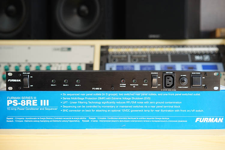 Furman PS-8R E III Furman Power Filter Timing Power Surge Protection Licensed