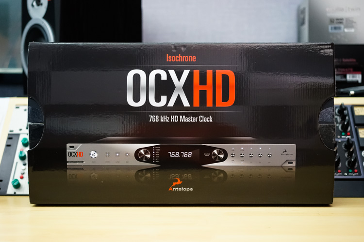 Antelope OCX HD 768 kHz Master Clock Antelope Master Digital Clock National Bank spot